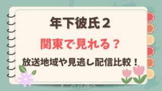 年下彼氏２　関東　どこで見れる　放送地域　見逃し配信