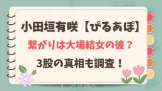 小田垣有咲　ぴるあぽ　繋がり　最前管理　3股